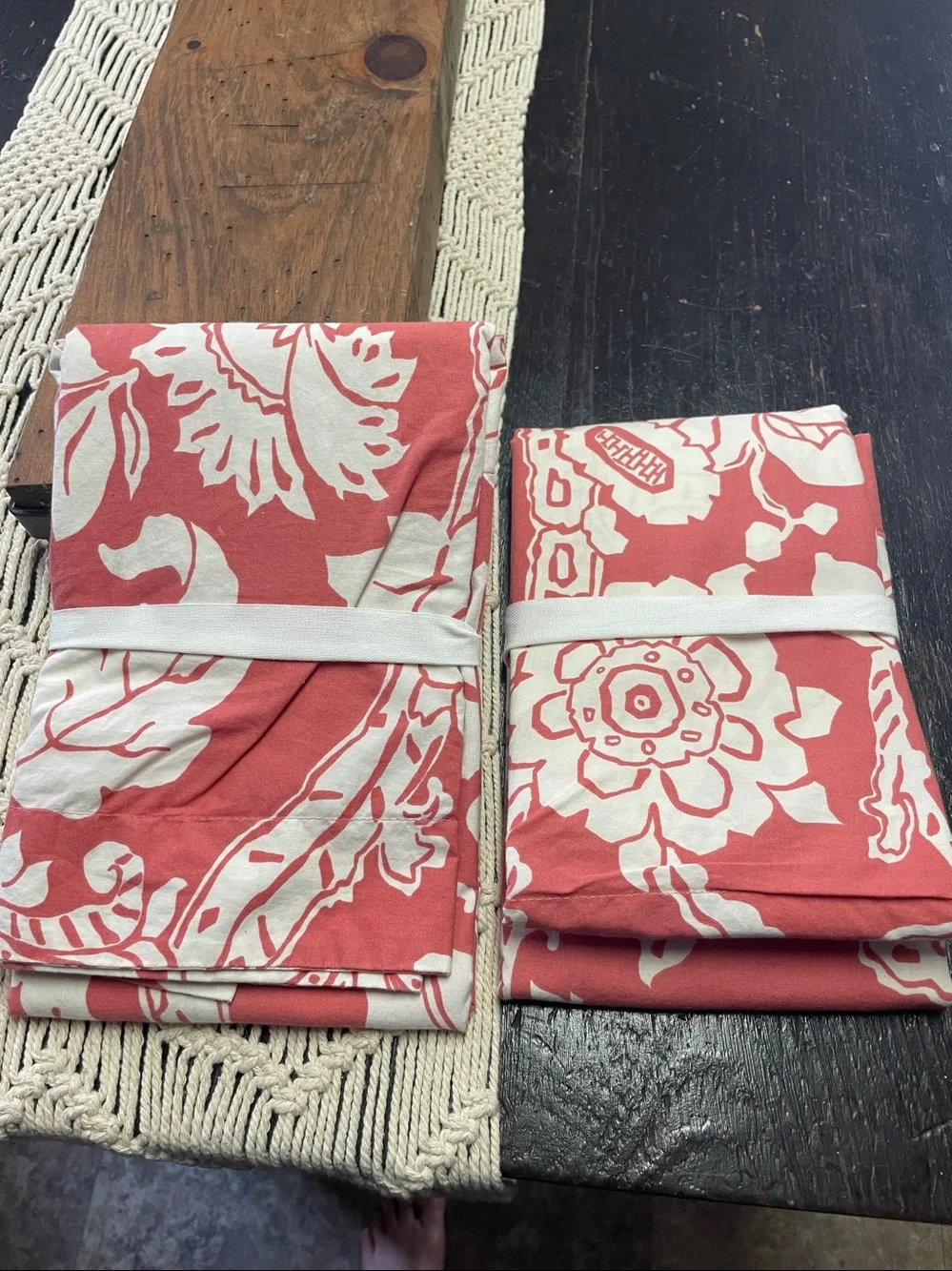 Pottery Barn Jordana Paisley Percale Euro Sham.  Set of 2. New!